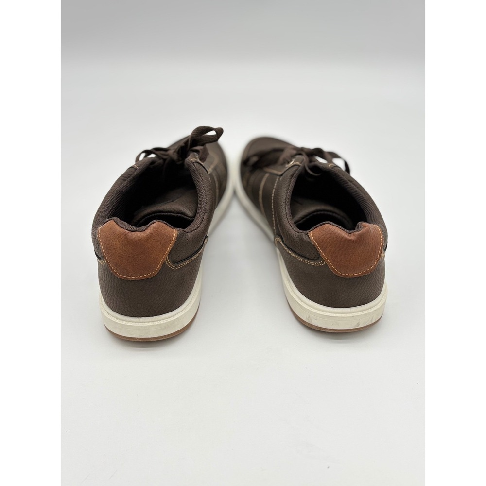 Bass Mens Brown Low Top Sneakers Casual Lace Up Shoes 71362709B1-ML Size 10.5 - Picture 4 of 7